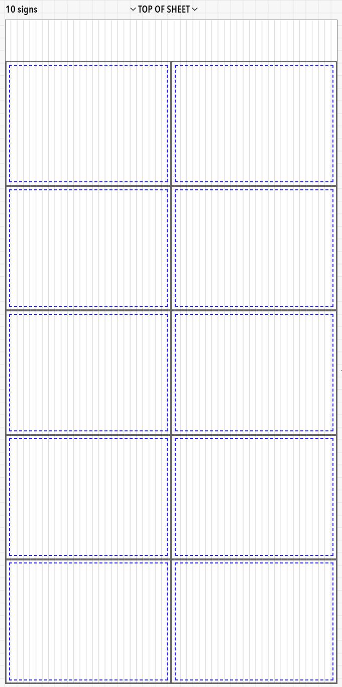 Corrugated Yard Signs 18"x24" (10 signs each)